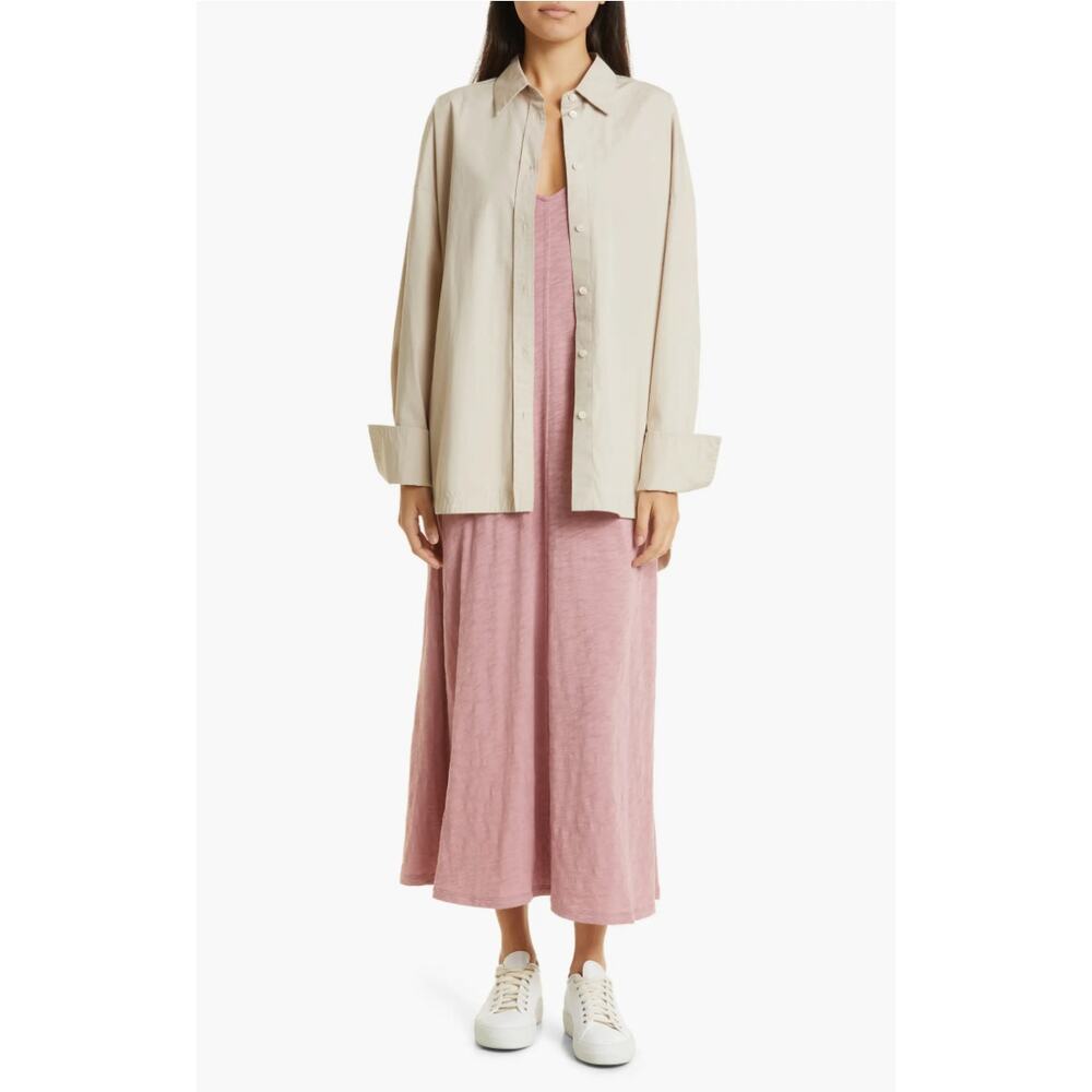 ATM ANTHONY THOMAS MELILO Cotton Poplin Long Sleeve Oversized Button Shirt XS/S